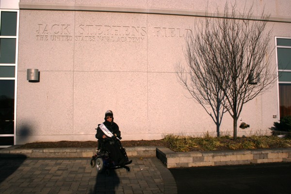 Cathy at the U.S. Naval Academy